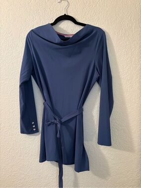 Betabrand Belted Tunic Blouse M